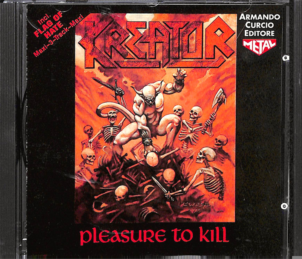 Cd - Kreator Pleasure To Kill/Flag Of Hate Curcio Metal