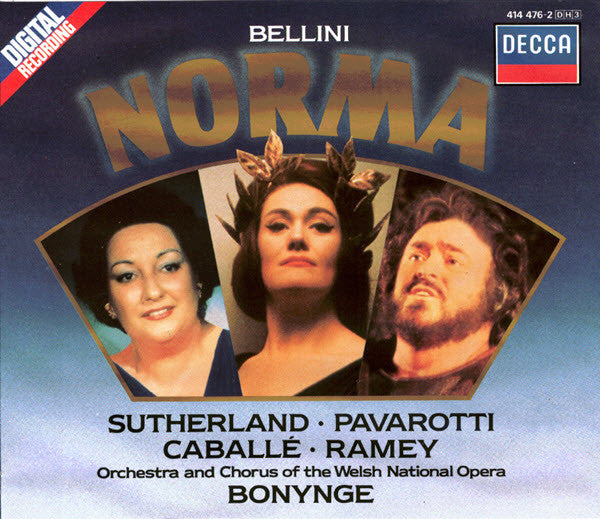 Cd - Bellini - Norma/Sutherland Cavallo Pavarotti Ramey WNO Bonynge