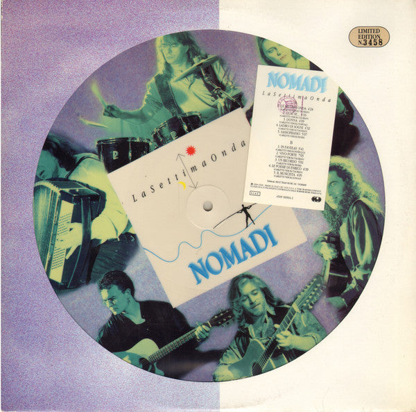 Lp - Nomadi  La Settima Onda Numbered, Picture Disc