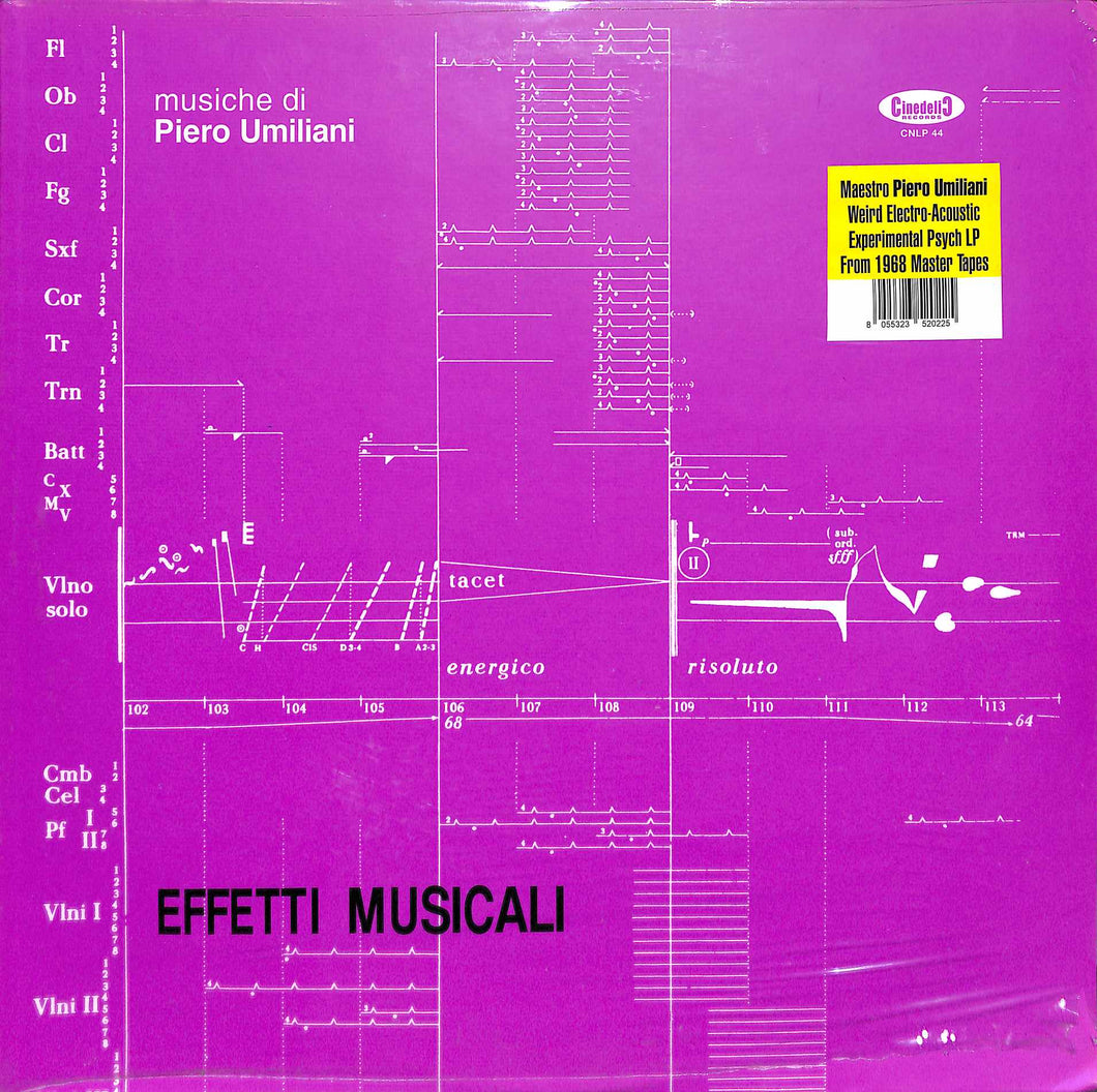 Lp - Piero Umiliani  Effetti Musicali