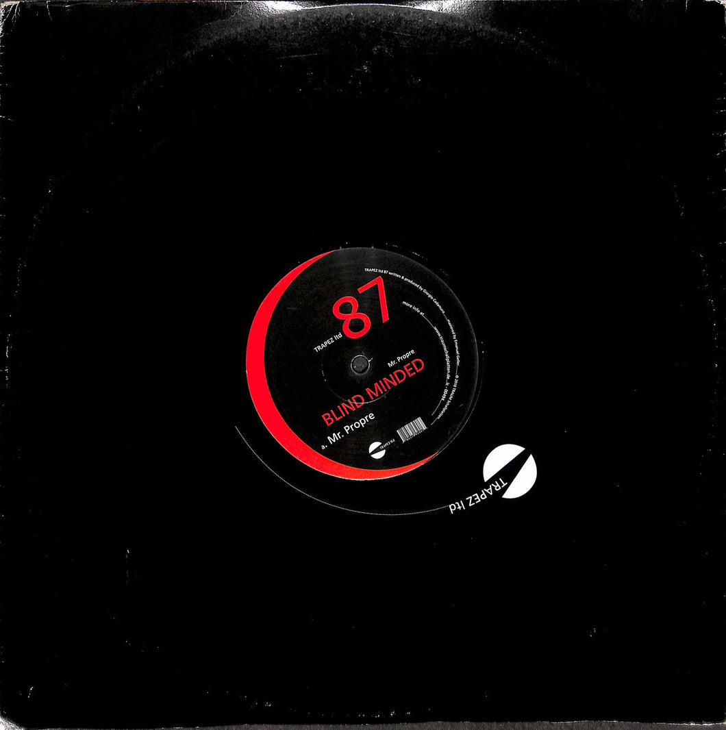 Lp - Blind Minded  Mr. Propre