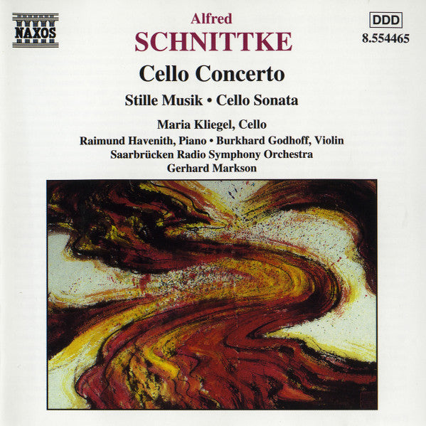 Cd - Alfred Schnittke - Cello Concerto / Stille Musik / Cello Sonata