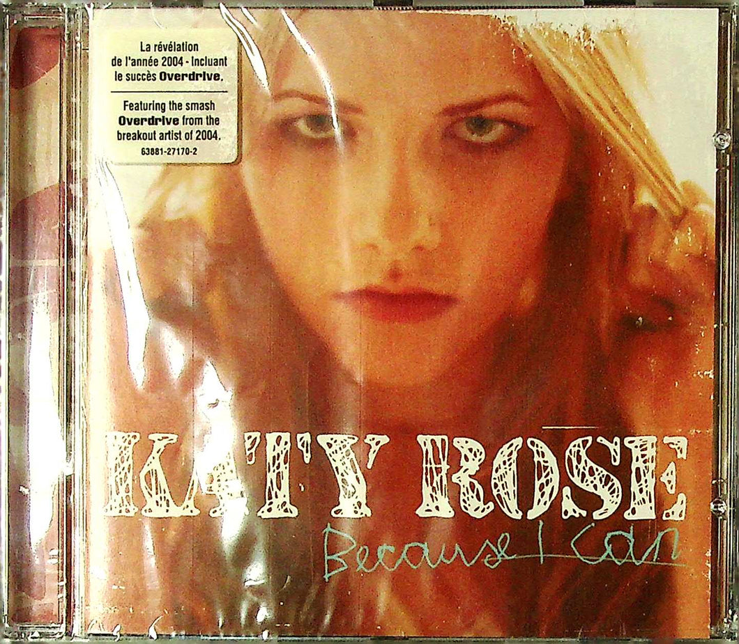 Cd - Katy Rose  Because I Can