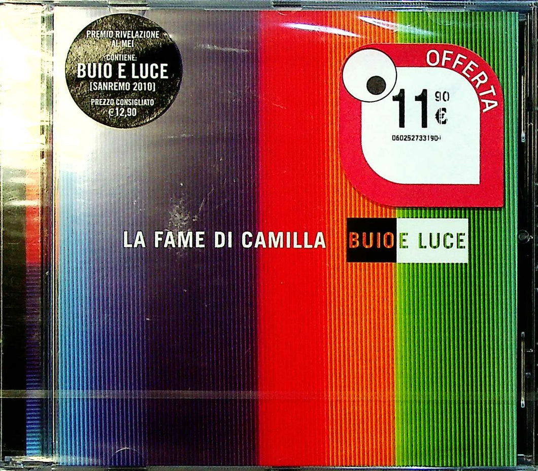 Cd - La Fame Di Camilla  Buio E Luce