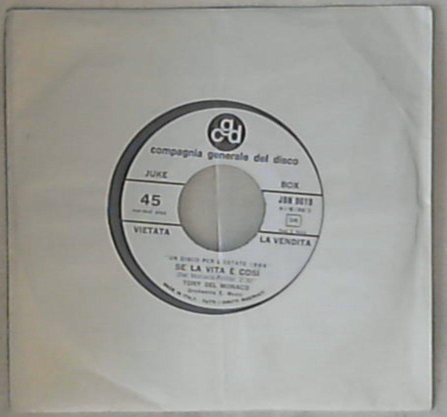 45 giri - 7'' - Tony Del Monaco - Se La Vita É Così/Con L'Aiuto Del Tuo Amore
JBN 9619