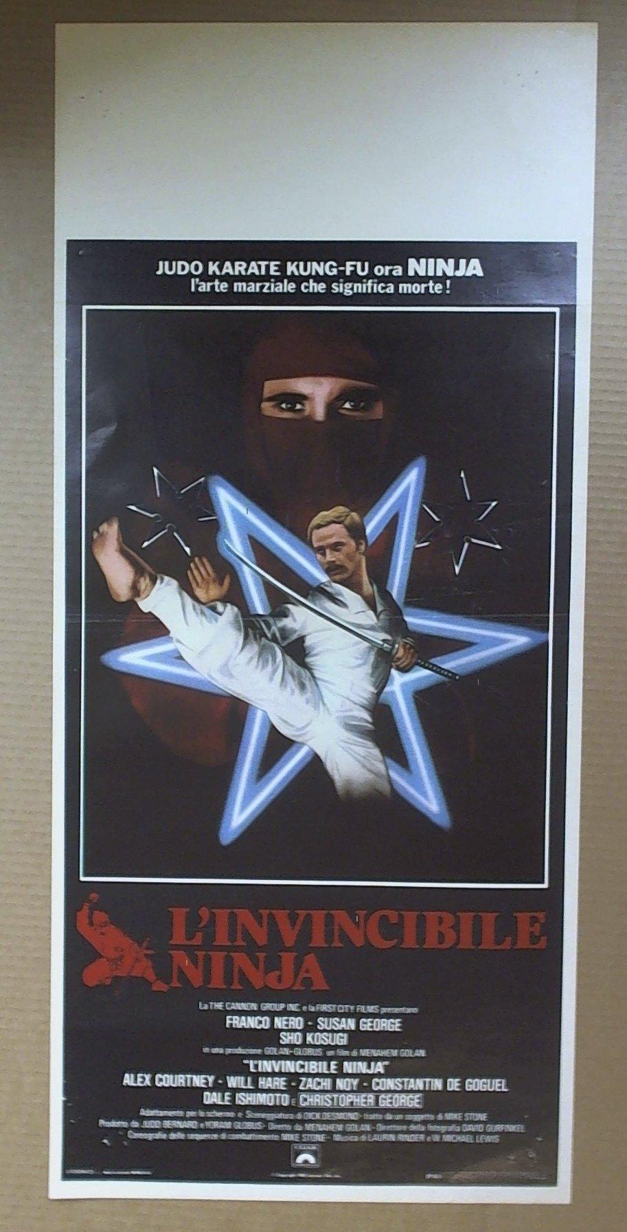 Locandina L'Invincibile Ninja Franco Nero