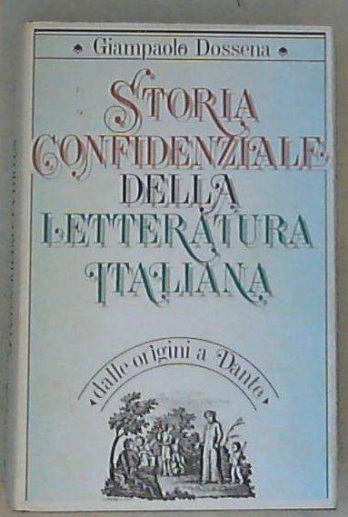 Dalle origini a Dante / Giampaolo Dossena - Copertina rigida