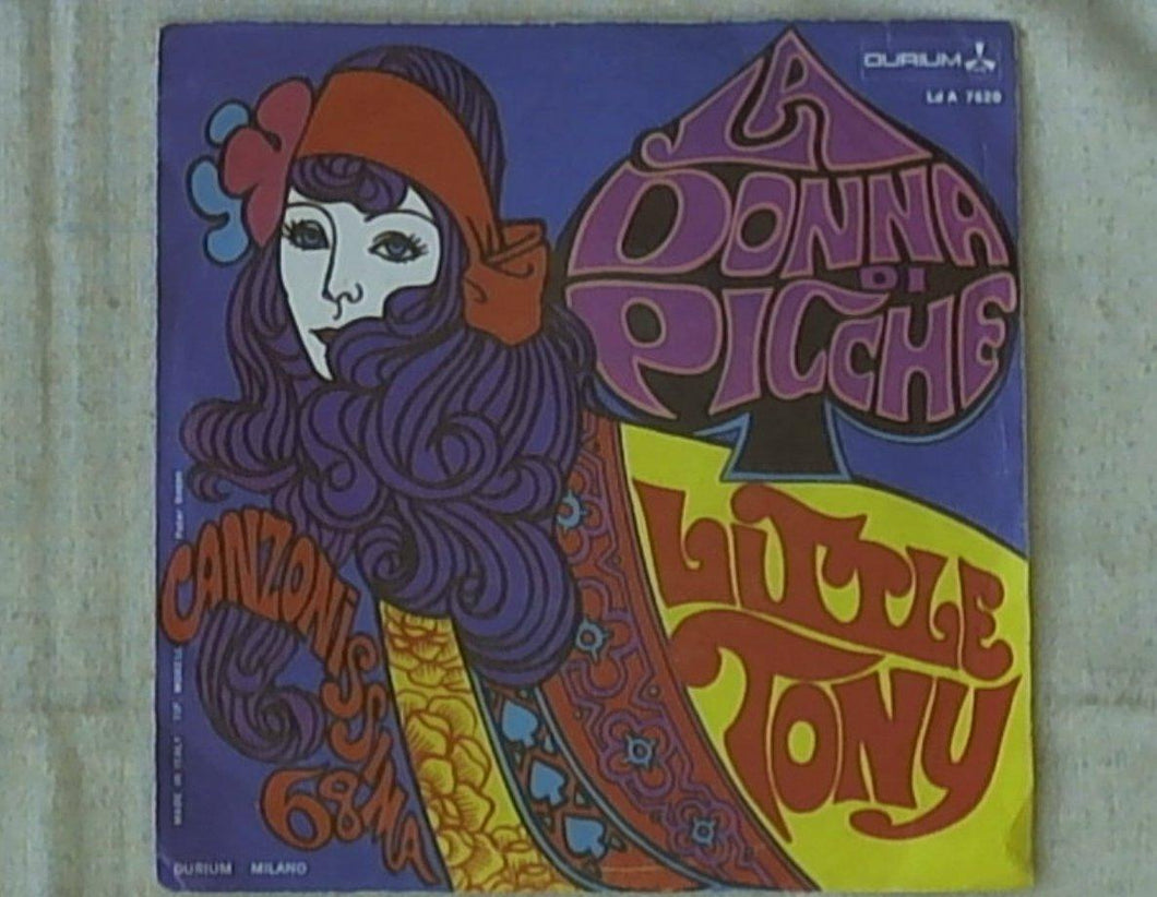 45 giri - 7'' - Little Tony - La Donna Di Picche