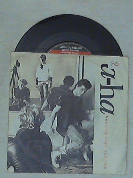 45 giri - 7'' - a-ha - Hunting High And Low (Remix)