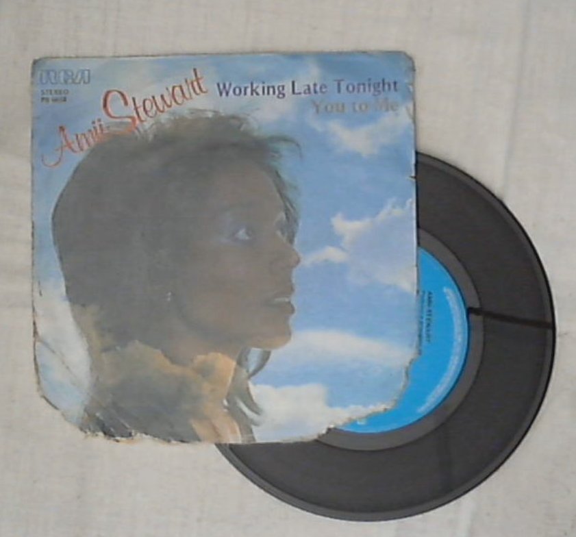 45 giri 7 '' - Amii Stewart - Working Late Tonight / You To Me