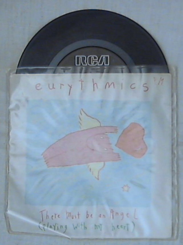 45 giri 7 '' - Eurythmics - There Must Be An Angel (Playing With My Heart)