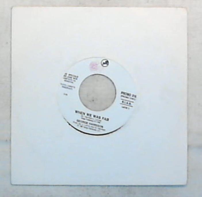 45 giri - 7'' - George Harrison / The Manhattan Transfer - When We Was Fab / Soul Food To Go (Sina) - PROMO 316 / Juke Box