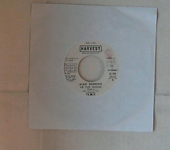 45 giri - 7'' - Alan Sorrenti / Frankie Valli - Le Tue Radici (Parte I) / My Eyes Adored You