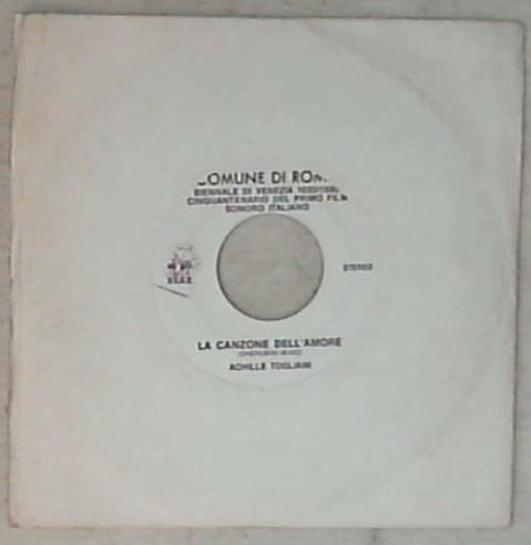 45 giri - 7'' - Achille Togliani - La Canzone Dell'Amore