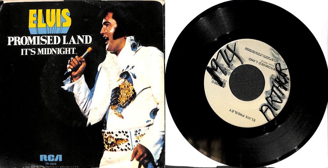 45 giri 7 '' - Elvis Presley - It's Midnight / Promised Land PB-10074
