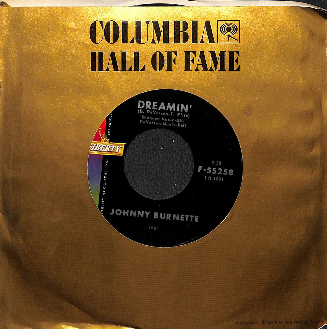 45 giri 7 '' - Johnny Burnette - Dreamin' Liberty - F-55258