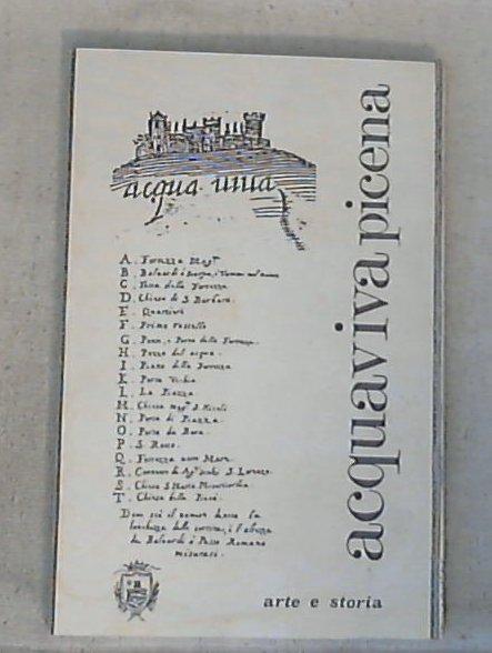 (Marche) Arte e storia di Acquaviva Picena /  Severi