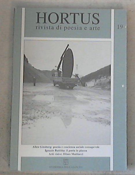 (Marche) Hortus: Rivista di poesia e arte 19 / Leonardo Mancino