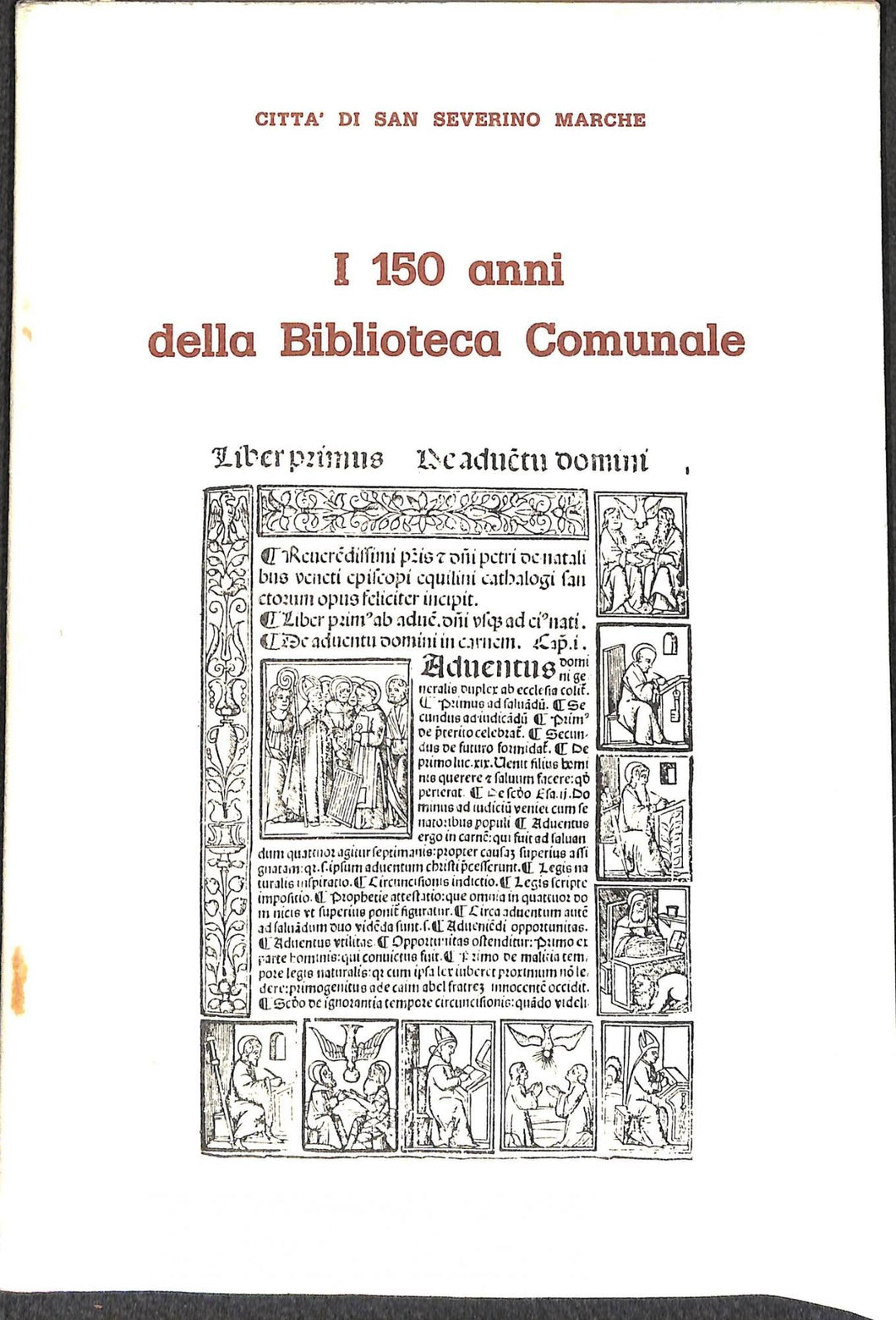 (Marche) I 150 anni della Biblioteca Comunale : contributi San Severino