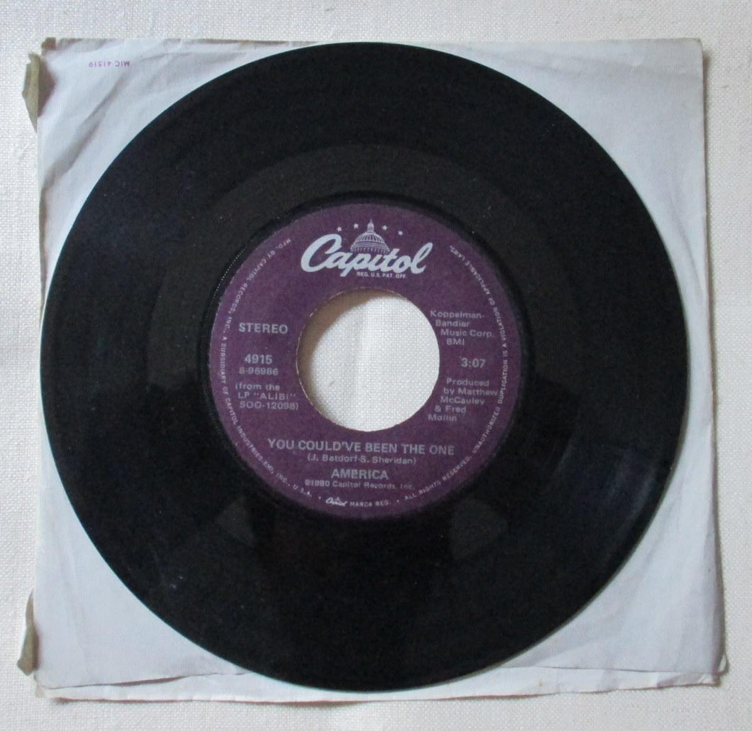 45 giri - 7'' - America You Could'Ve Been The One / Catch That Train