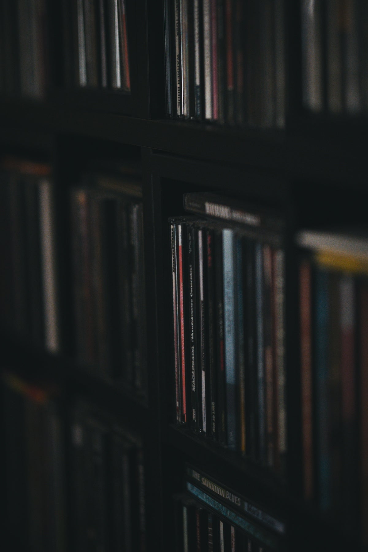 A book shelf filled with lots of books