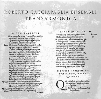 Cd - Roberto Cacciapaglia Ensemble  Transarmonica