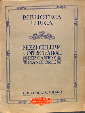 Spartito Canto e Pianoforte  Donizetti La Favorita