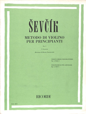 evk Violino Per Principianti Op. 6 V Fascicolo