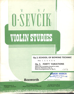 evk Violin Studies Op. 2. School Of Bowing Technic part 3