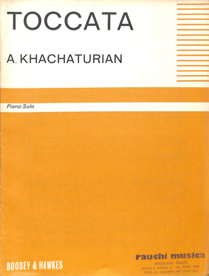 Toccata A. Khachaturian Piano Solo Boosey & Hawkes