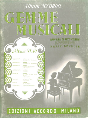 Gemme Musicali Album N.10 Piano Harry Bendler