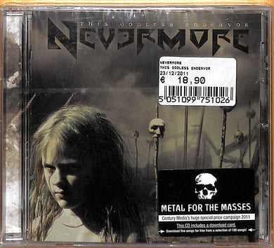Nevermore This Godless Endeavor CD Progressive Metal Heavy Metal Thrash Century Media 2005