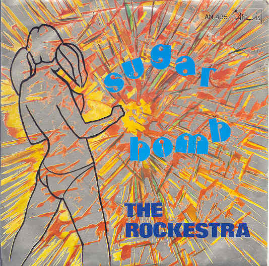 The Rockestra Sugar Bomb Vinile 45 Giri Disco Aris 1977 Stampa Italiana