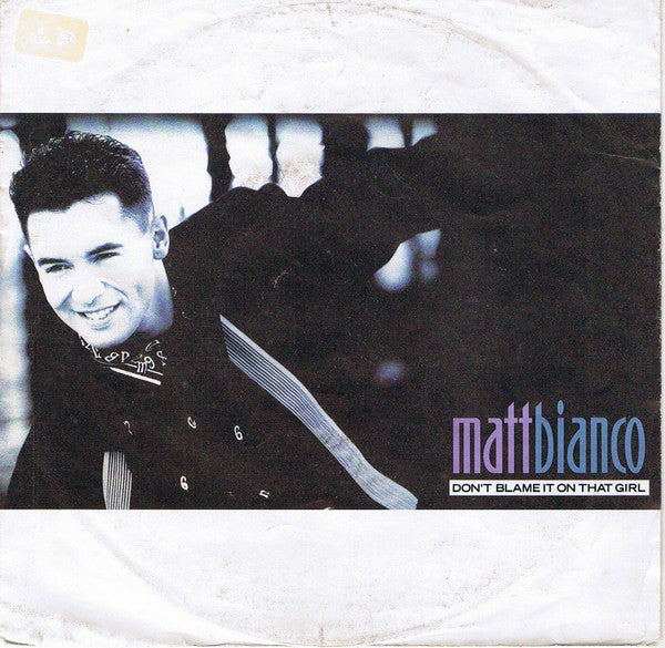 Matt Bianco Don't Blame It On That Girl Vinile 45 Giri Synth-pop Jazzdance WEA 1988