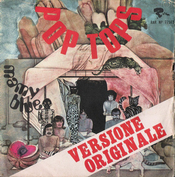 Pop Tops Mamy Blue Vinile 45 Giri Pop Rock Rare 1971 Stampa Italiana
