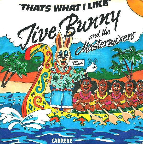 Jive Bunny And The Mastermixers That's What I Like Vinile 45 Giri Rock & Roll Carrere 1989 Stampa Italiana