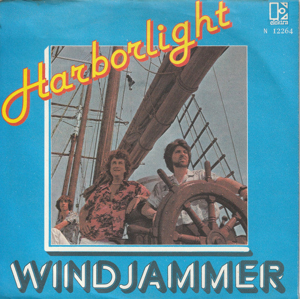 Windjammer Harborlight Vinile 45 Giri Elenco tracce Elektra 1977 Stampa Italiana