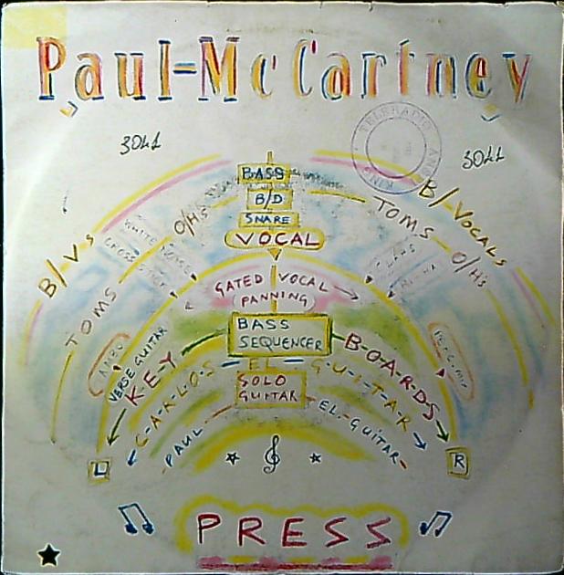 Paul-McCartney Press Vinile 45 Giri Pop Rock Parlophone 1986