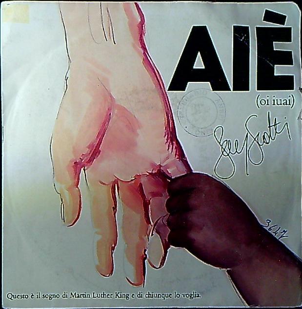 Gerry Scotti Aie' / Let's Show Vinile 45 Giri Acid House Italo-Disco Five 1989 Stampa Italiana