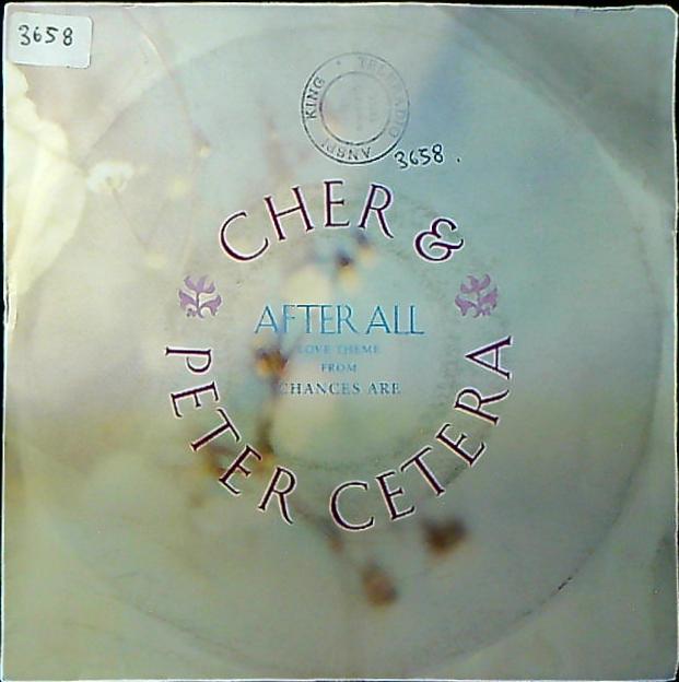 Cher & Peter Cetera After All Vinile 45 Giri Ballad Soft Rock Geffen Records