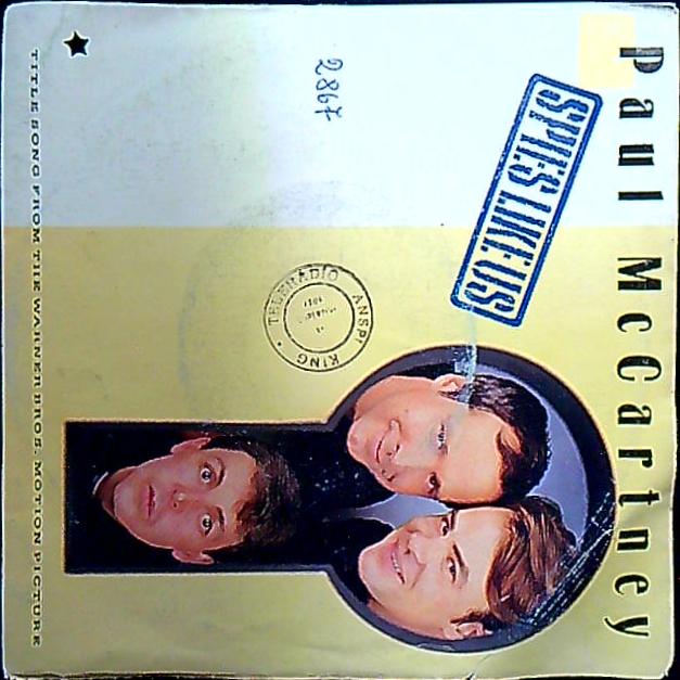Paul McCartney Spies Like Us Vinile 45 Giri Pop Rock Synth-pop Parlophone 1985