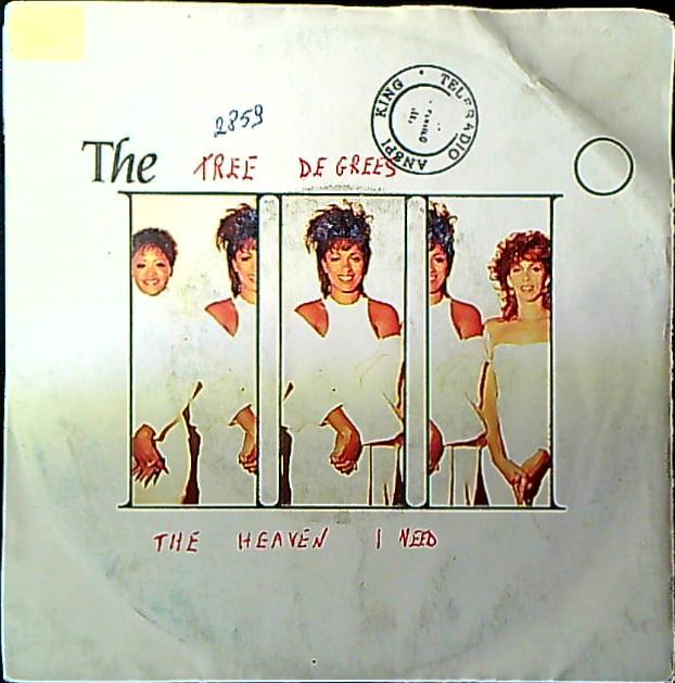 The Three Degrees The Heaven I Need Vinile 45 Giri Disco CGD 1985 Stampa Italiana