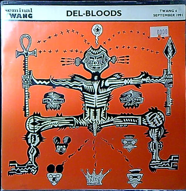 Del-Bloods Black Rabbit / Rose Vinile 45 Giri Alternative Rock Seminal Twang 1991