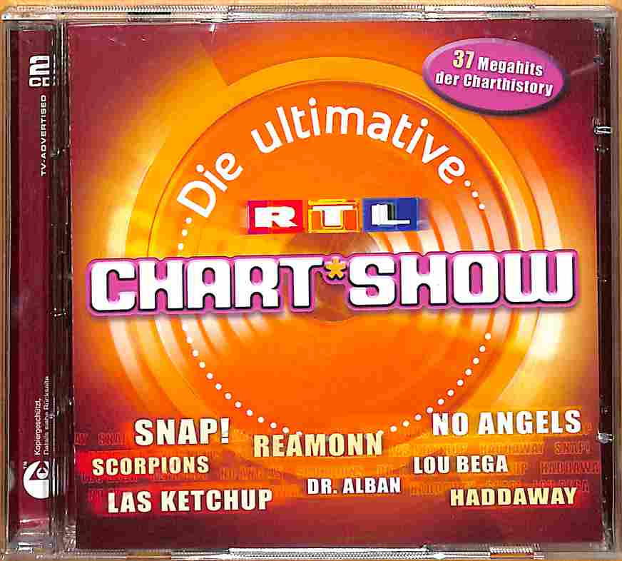 2 x - Various Die Ultimative RTL Chart Show - 37 Megahits Der CD Schlager Europop EMM (EMI Music Media) 2003