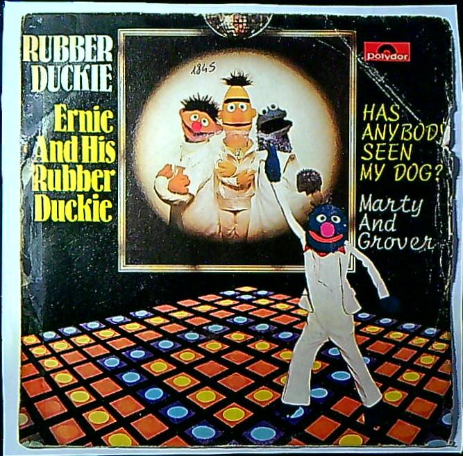 Ernie And His Rubber Duckie / Marty And Grover Rubber Duckie Vinile 45 Giri Theme Polydor 1978 Stampa Italiana