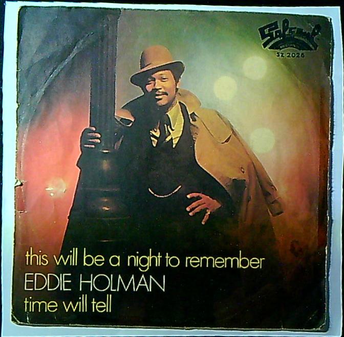 Eddie Holman This Will Be A Night To Remember Vinile 45 Giri Disco Salsoul Records 1977