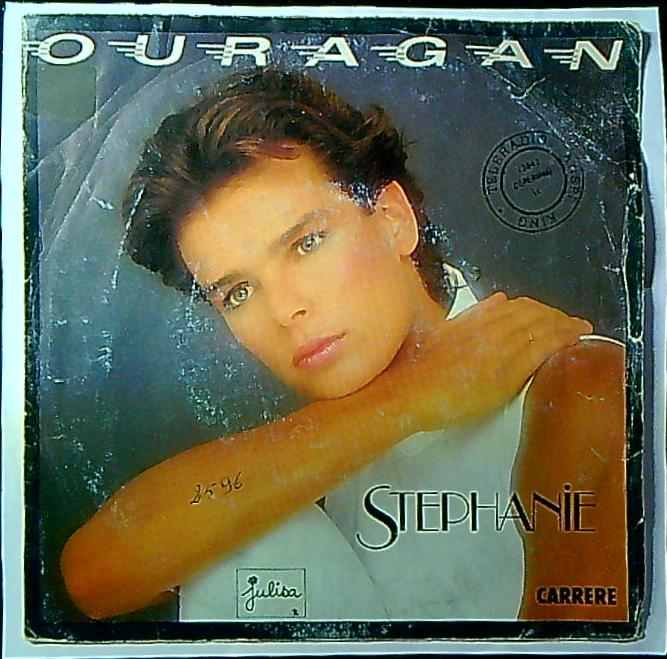 Stephanie Ouragan Vinile 45 Giri Synth-pop Carrere 1986 Stampa Italiana