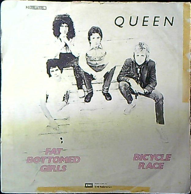 Queen Bicycle Race / Fat Bottomed Girls Vinile 45 Giri Pop Rock EMI 1978 Stampa Italiana