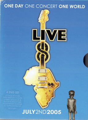 4 x DVD - Various Live 8: One Day, One Concert, One World (DVD Blu-ray)