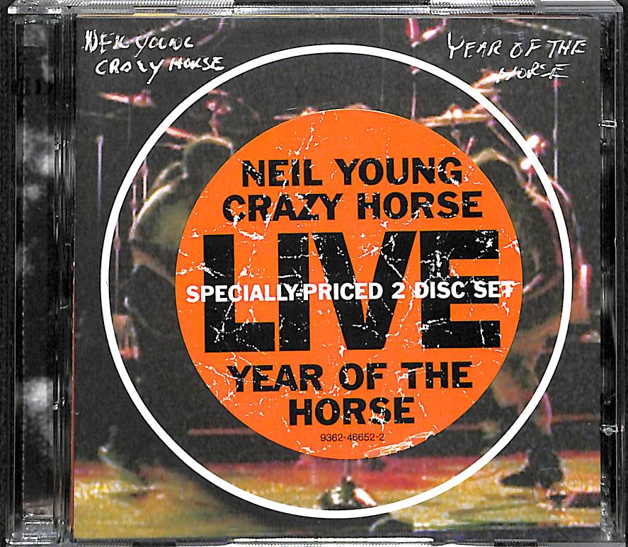 Neil Young, Crazy Horse Year Of The Horse CD Country Rock Classic Rock Reprise Records 1997